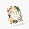 Menagerie Baby Card