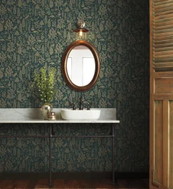 Menagerie Toile Wallpaper