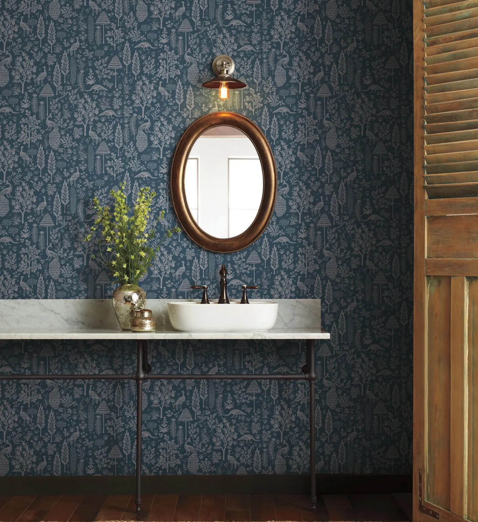 Menagerie Toile Wallpaper