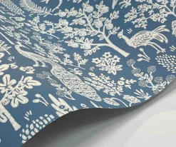 Menagerie Toile Wallpaper Sample