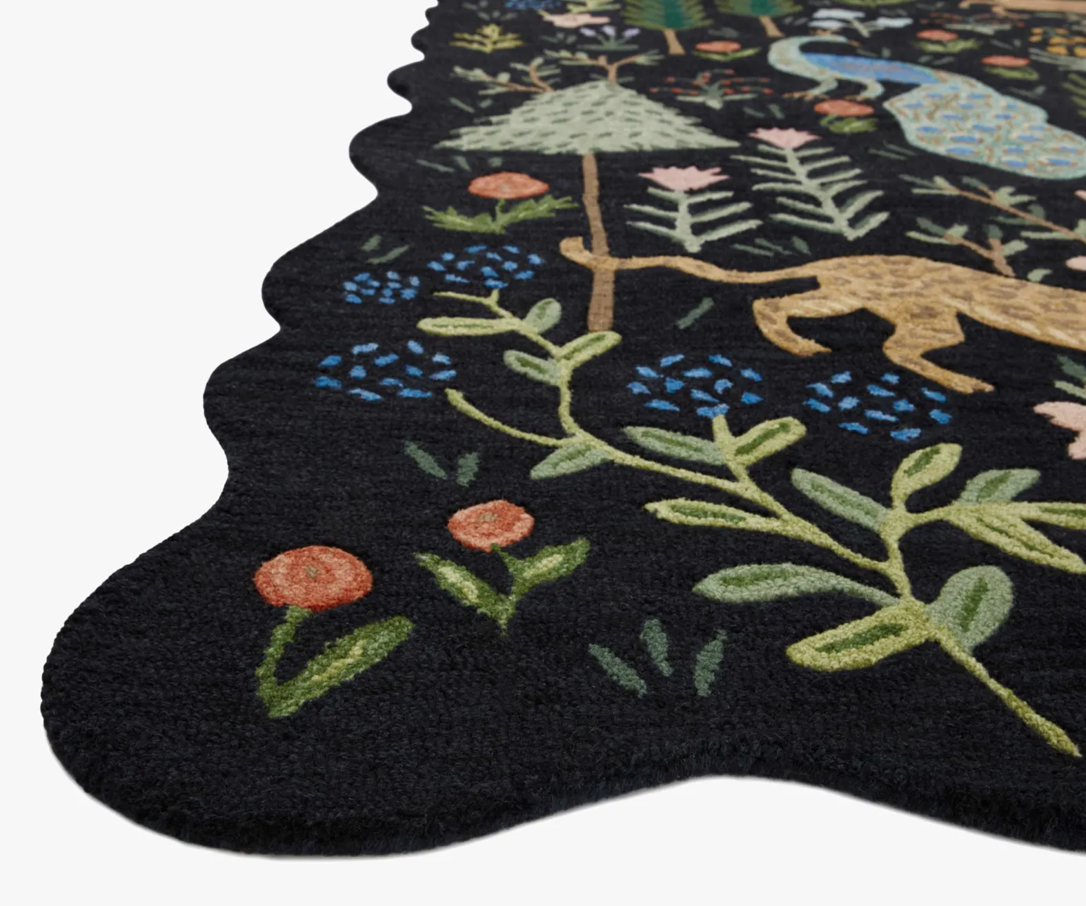 Menagerie Wool-Hooked Rug