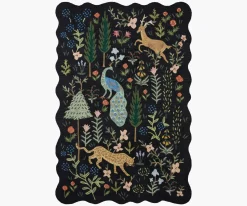 Menagerie Wool-Hooked Rug