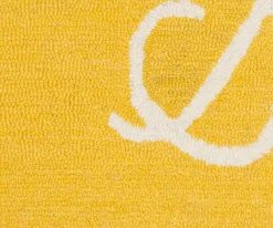 Minnie Hello Sunshine Wool-Hooked Rug