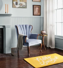 Minnie Hello Sunshine Wool-Hooked Rug