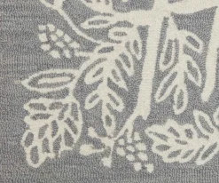 Minnie Hello Wool-Hooked Rug