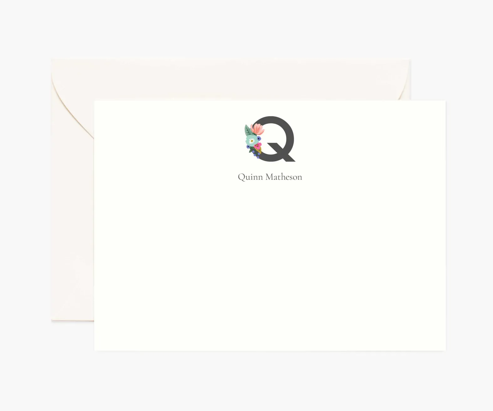 Monogram Personalized Stationery