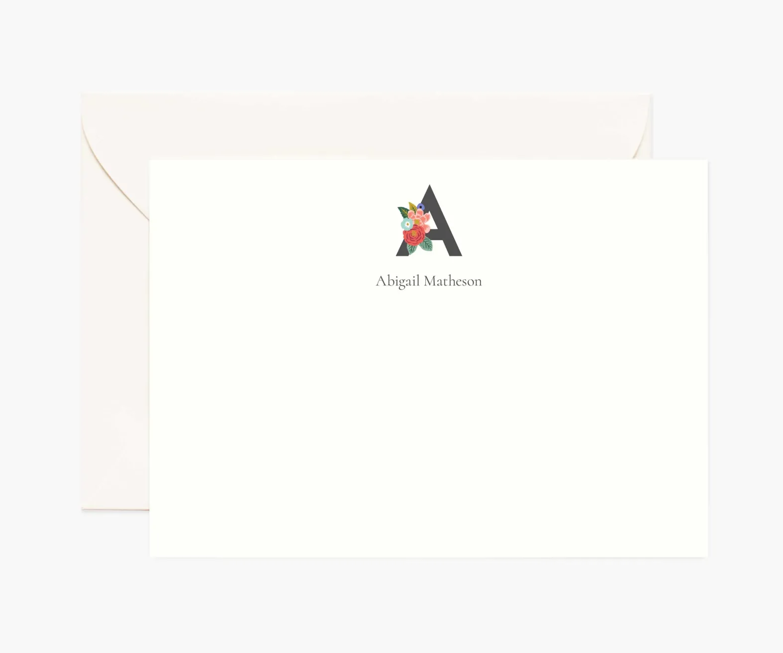 Monogram Personalized Stationery