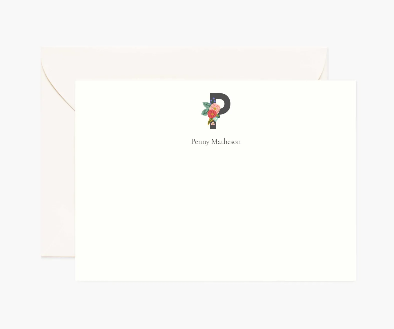Monogram Personalized Stationery