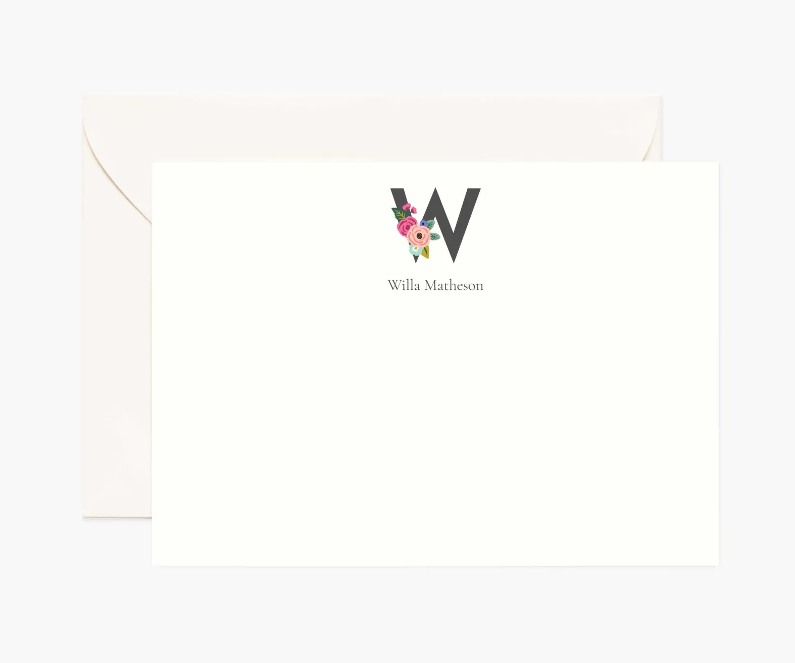 Monogram Personalized Stationery