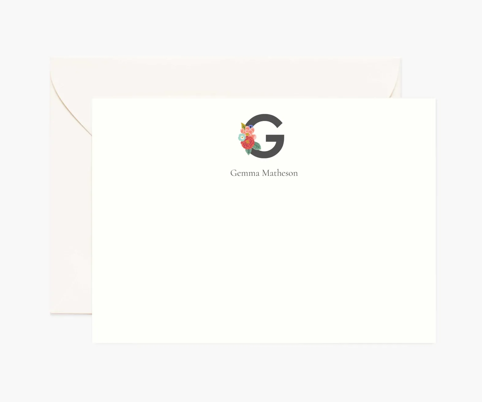 Monogram Personalized Stationery