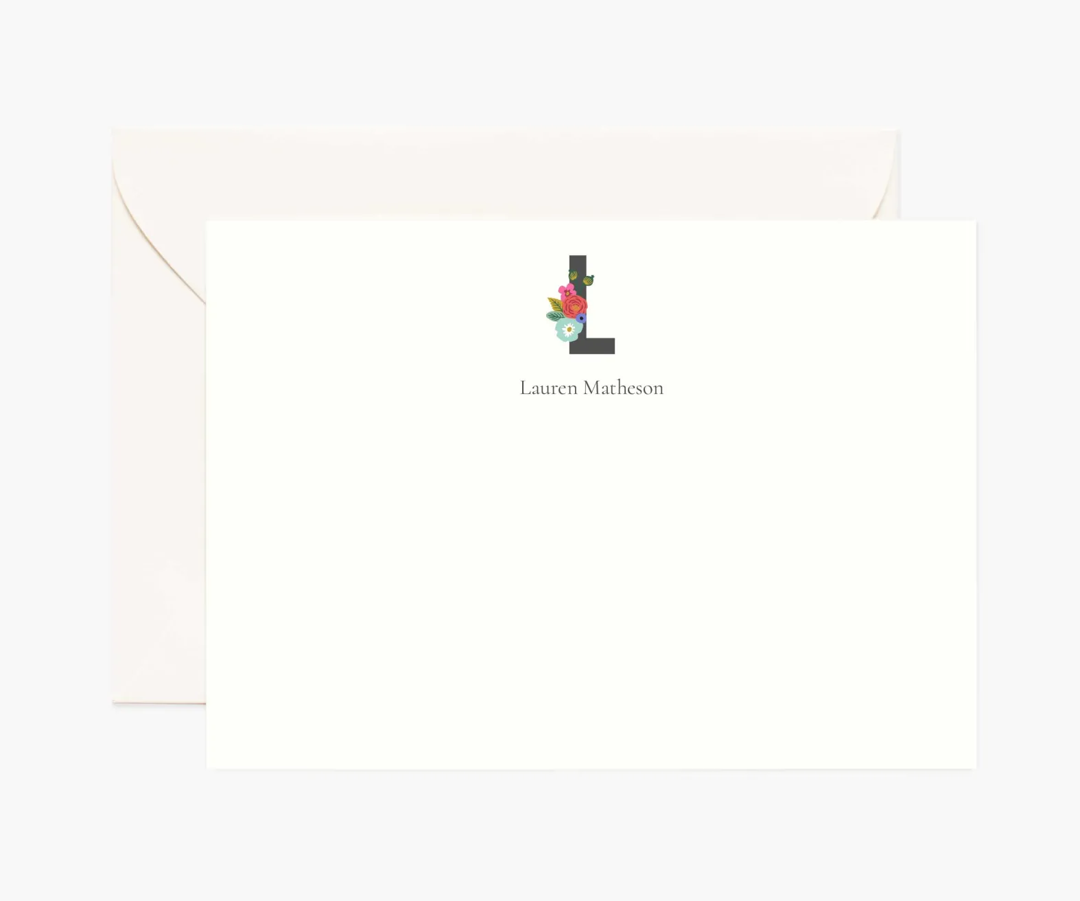 Monogram Personalized Stationery