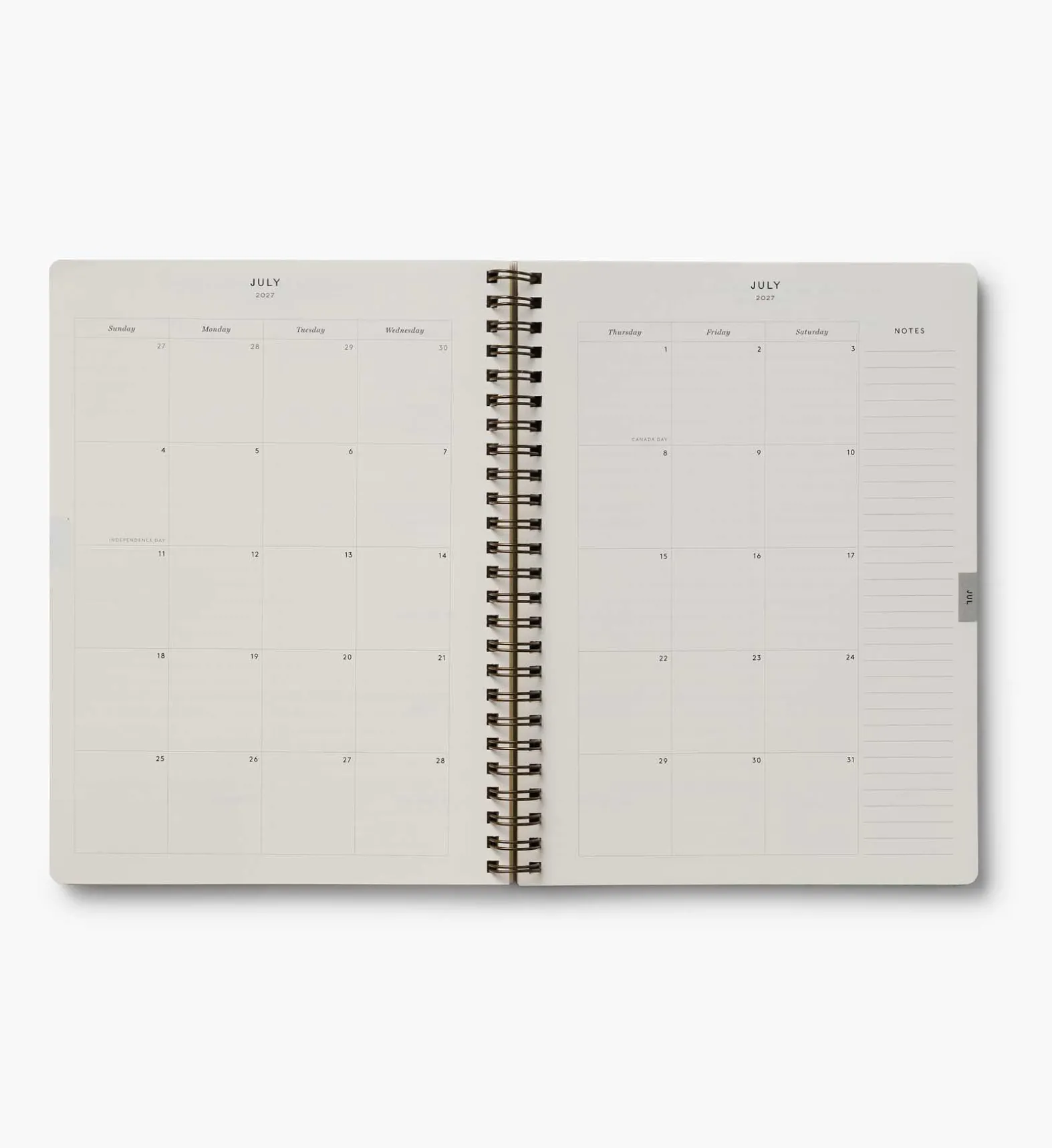 2026-2027 17-Month Academic Softcover Spiral Planner