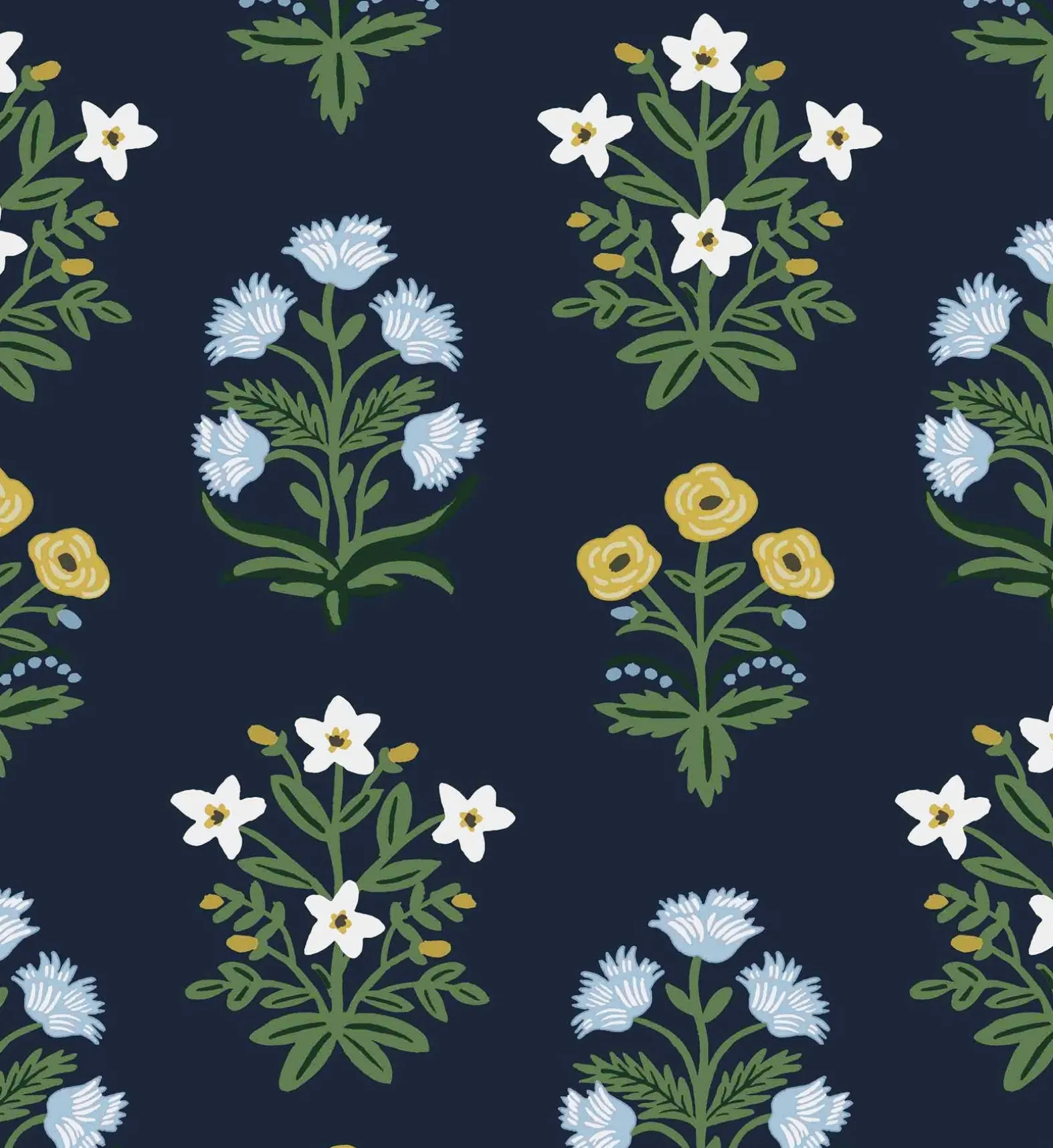 Mughal Rose Wallpaper