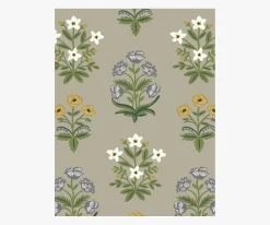 Mughal Rose Wallpaper Sample