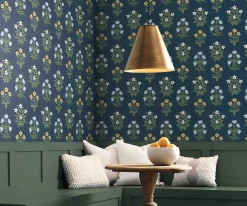 Mughal Rose Wallpaper Sample