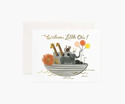 Noah's Ark Baby Card