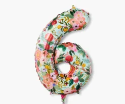 Numbered Foil Balloon