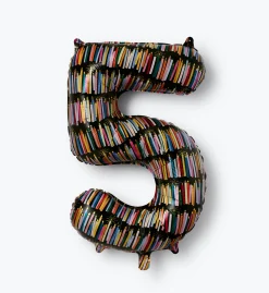 Numbered Foil Balloon