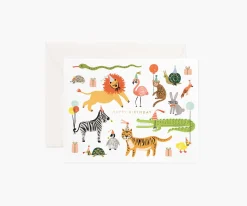 Party Animals Birthday Card
