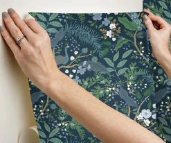 Peacock Garden Peel & Stick Wallpaper