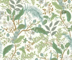 Peacock Garden Peel & Stick Wallpaper