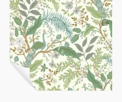 Peacock Garden Peel & Stick Wallpaper