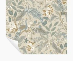 Peacock Garden Peel & Stick Wallpaper