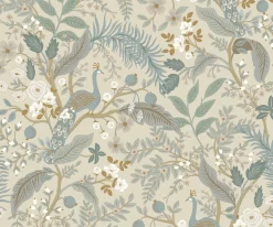 Peacock Garden Peel & Stick Wallpaper