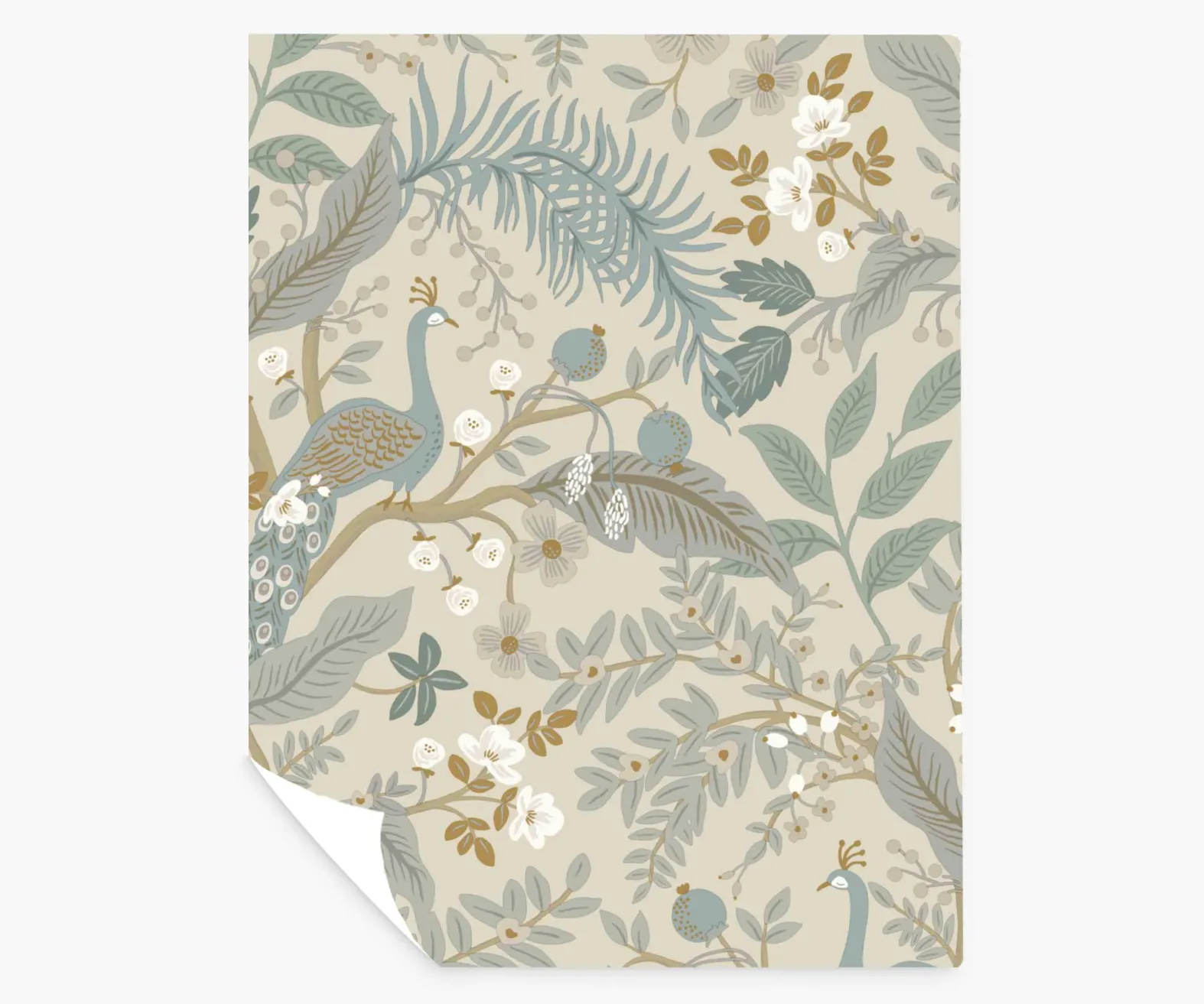Peacock Garden Peel & Stick Wallpaper Sample