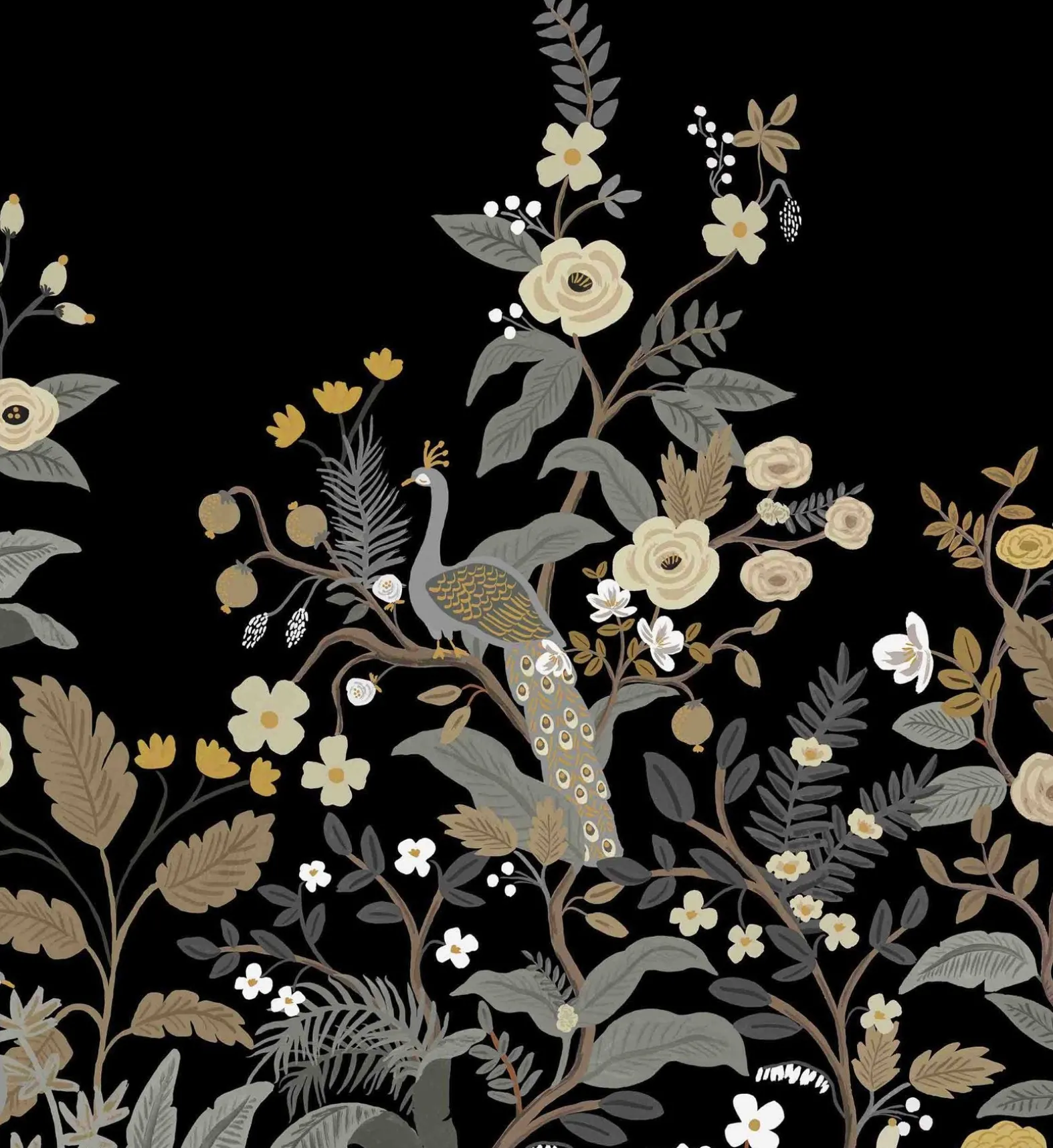 Peacock Wallpaper Mural