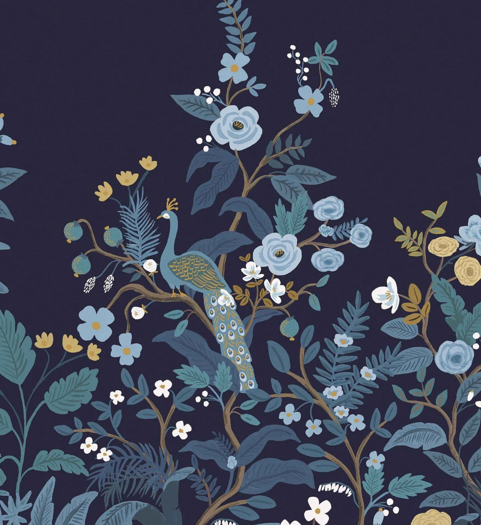 Peacock Wallpaper Mural