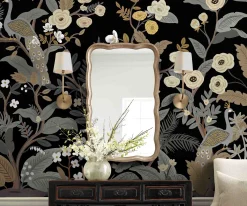 Peacock Wallpaper Mural Sample