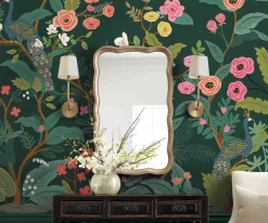 Peacock Wallpaper Mural Sample