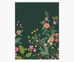 Peacock Wallpaper Mural Sample