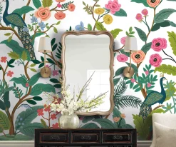 Peacock Wallpaper Mural Sample