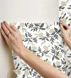 Peonies Peel & Stick Wallpaper