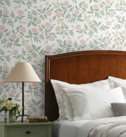 Peonies Peel & Stick Wallpaper Sample