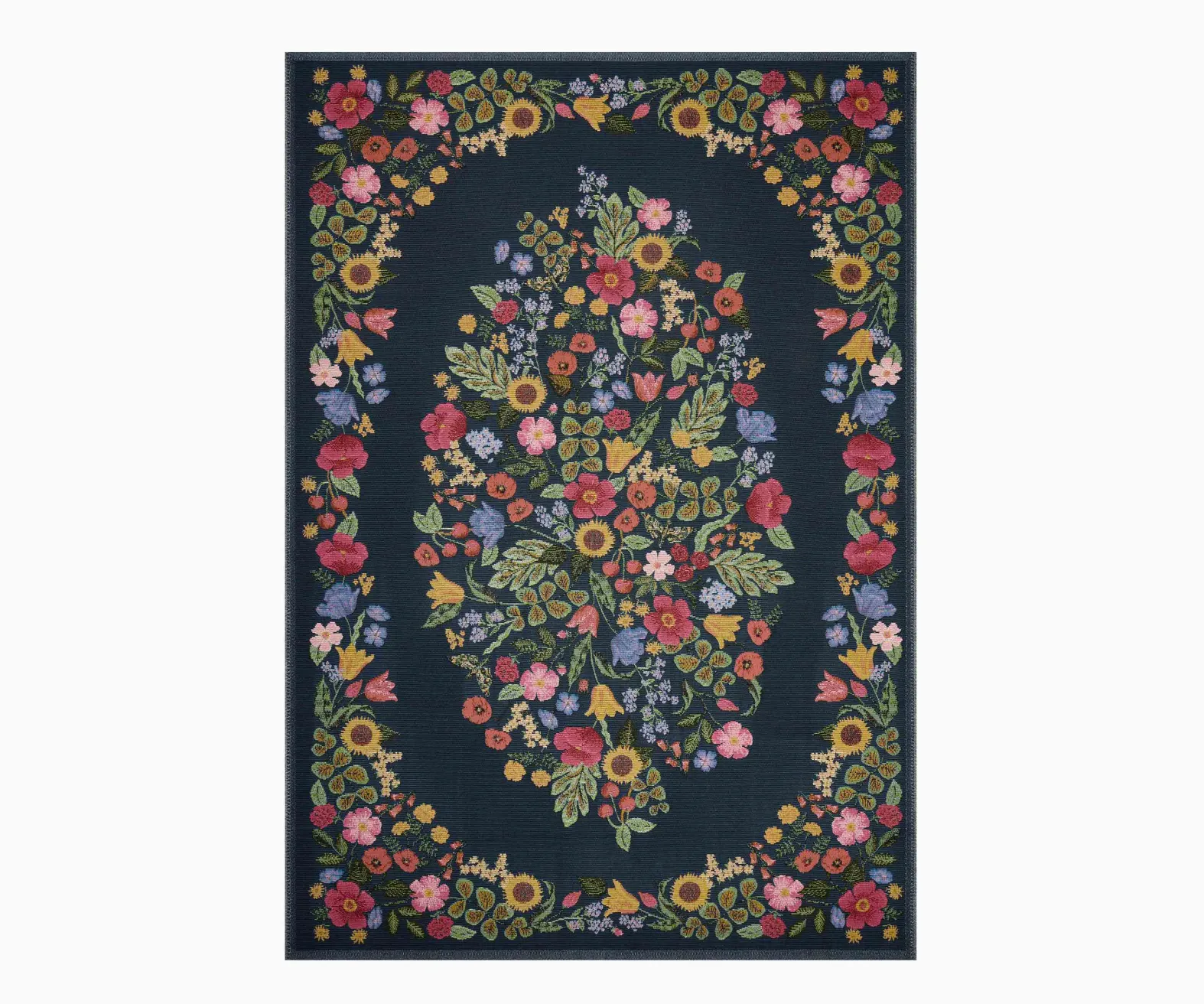 Perennial Blossom Power Loomed Rug