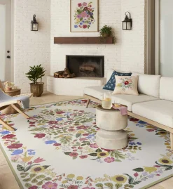 Perennial Blossom Power Loomed Rug