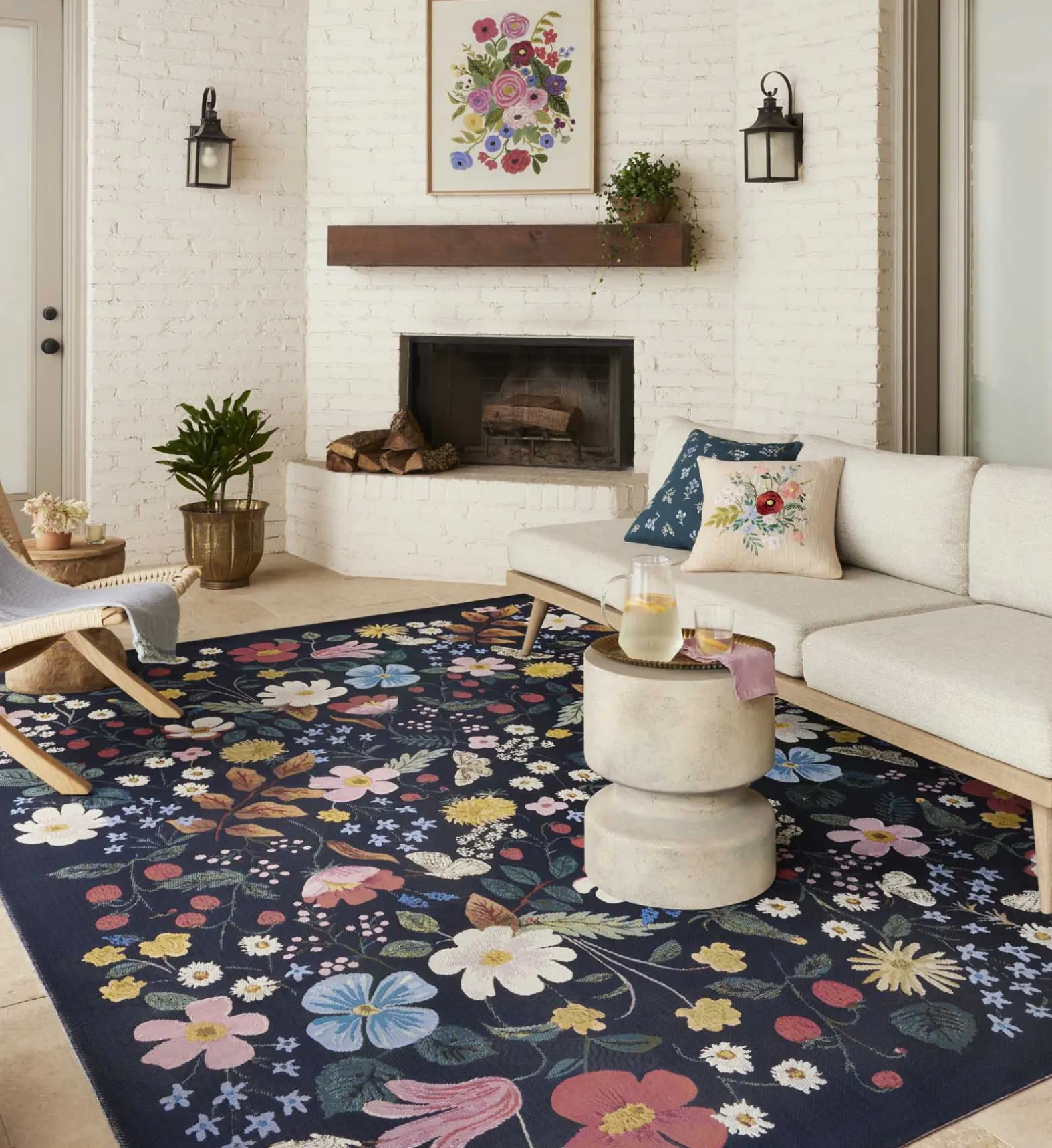 Perennial Strawberry Fields Power Loomed Rug