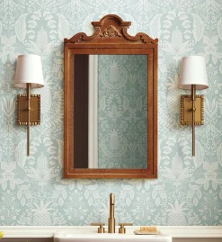 Pineapple Damask Wallpaper