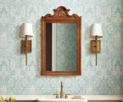 Pineapple Damask Wallpaper
