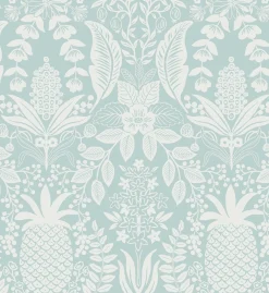 Pineapple Damask Wallpaper