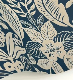 Pineapple Damask Wallpaper