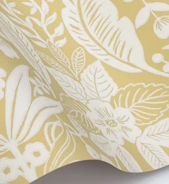 Pineapple Damask Wallpaper
