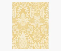 Pineapple Damask Wallpaper