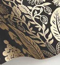 Pineapple Damask Wallpaper