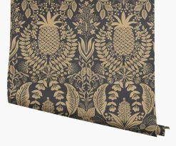 Pineapple Damask Wallpaper