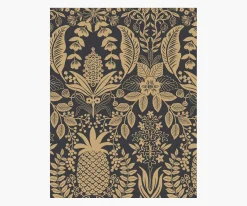 Pineapple Damask Wallpaper Sample