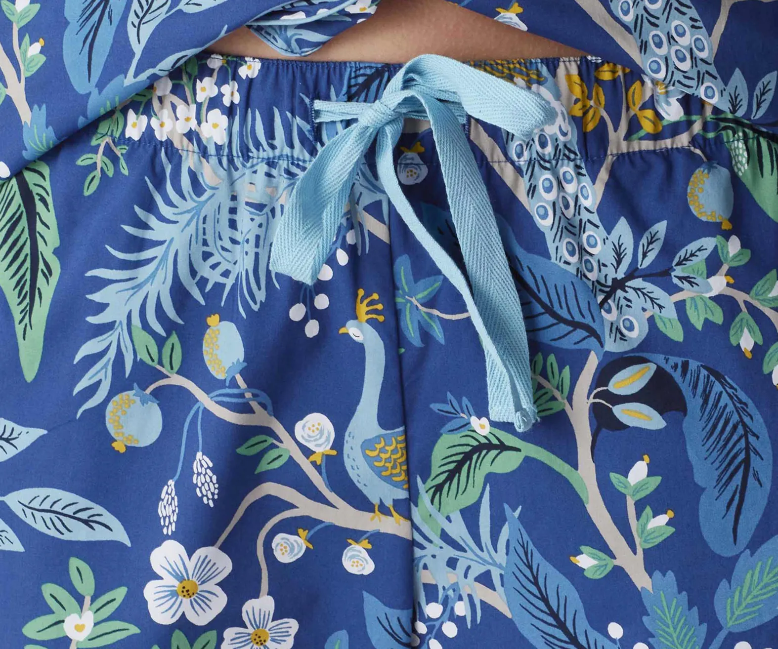Poplin Button Front Long Set